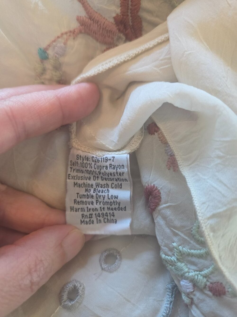 Johnny Was LENA TUNIC shell size small - Picture 9 of 9